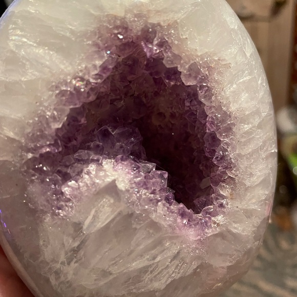 Quartz and amethyst druzy freeform - Picture 11 of 14